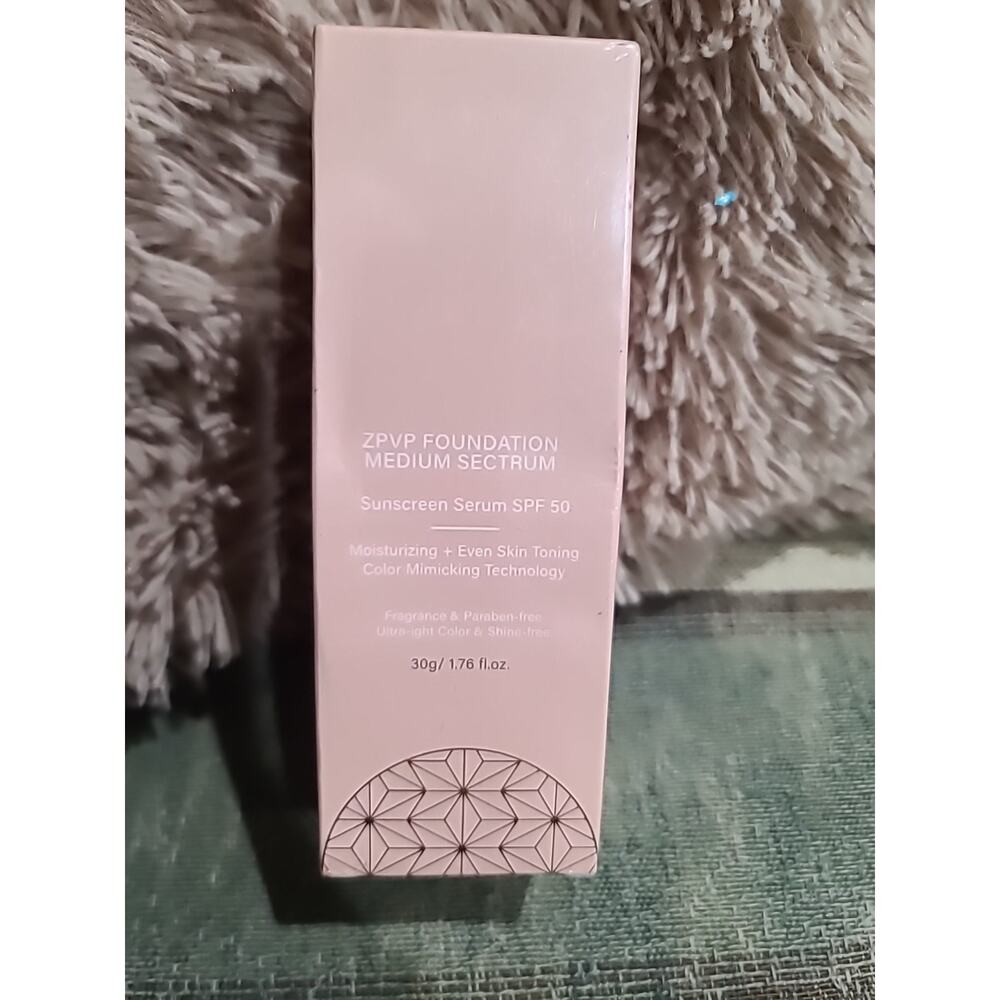 Barubt Foundation MEDIUM SPECTRUM SUNSCREEN SERUM SPF 50 NEW IN SEALED BOX